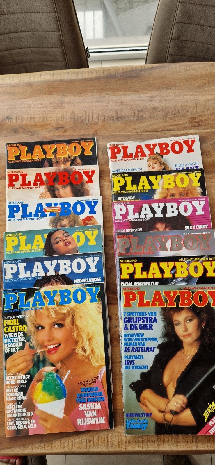 Playboy Magazines - jaargang maart 1986 t/m februari 1987, Boeken, Ophalen of Verzenden, Gelezen, Overige typen