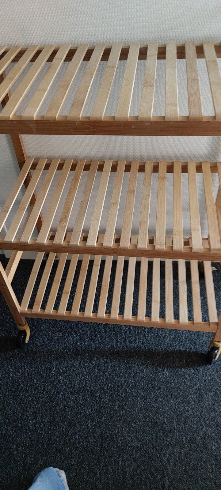 Houten trolley, Ophalen, Zo goed als nieuw