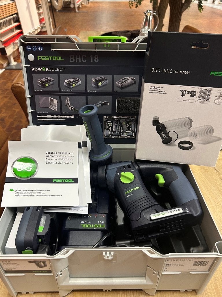 Festool BHC 18 HPC 4.0 I-Plus, 600 watt of meer, Boor- en/of Breekhamer, Nieuw, Ophalen of Verzenden