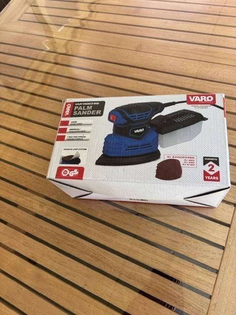 Schuurmachine Varo Palm sander VAR10063/20, Ophalen of Verzenden, Gebruikt, Minder dan 600 watt, Vlakschuurmachine