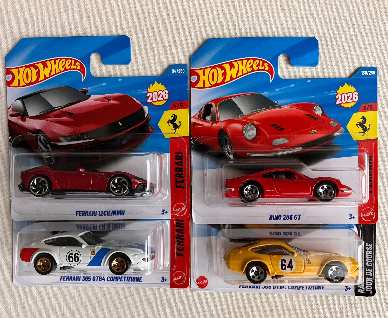 Hot Wheels Ferrari verschillende modellen PER STUK, Ophalen of Verzenden, Nieuw, Auto