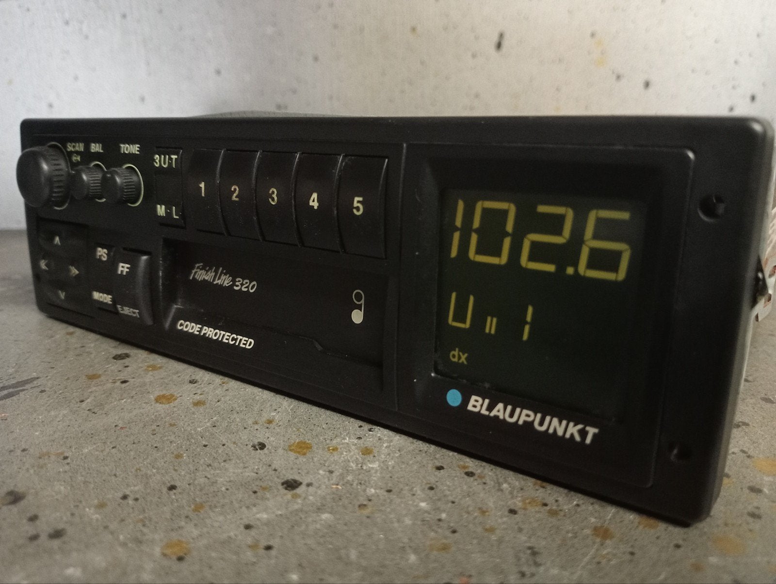 Blaupunkt Finish Line 320 Radio Cassette, Ophalen of Verzenden, Audio