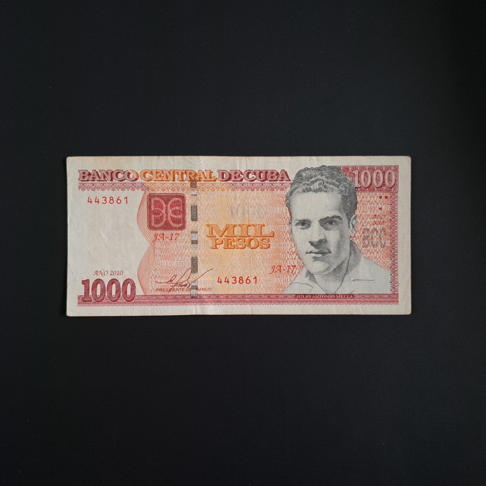 1000 peso Cuba #060, Postzegels en Munten, Bankbiljetten | Amerika, Verzenden, Noord-Amerika, Los biljet