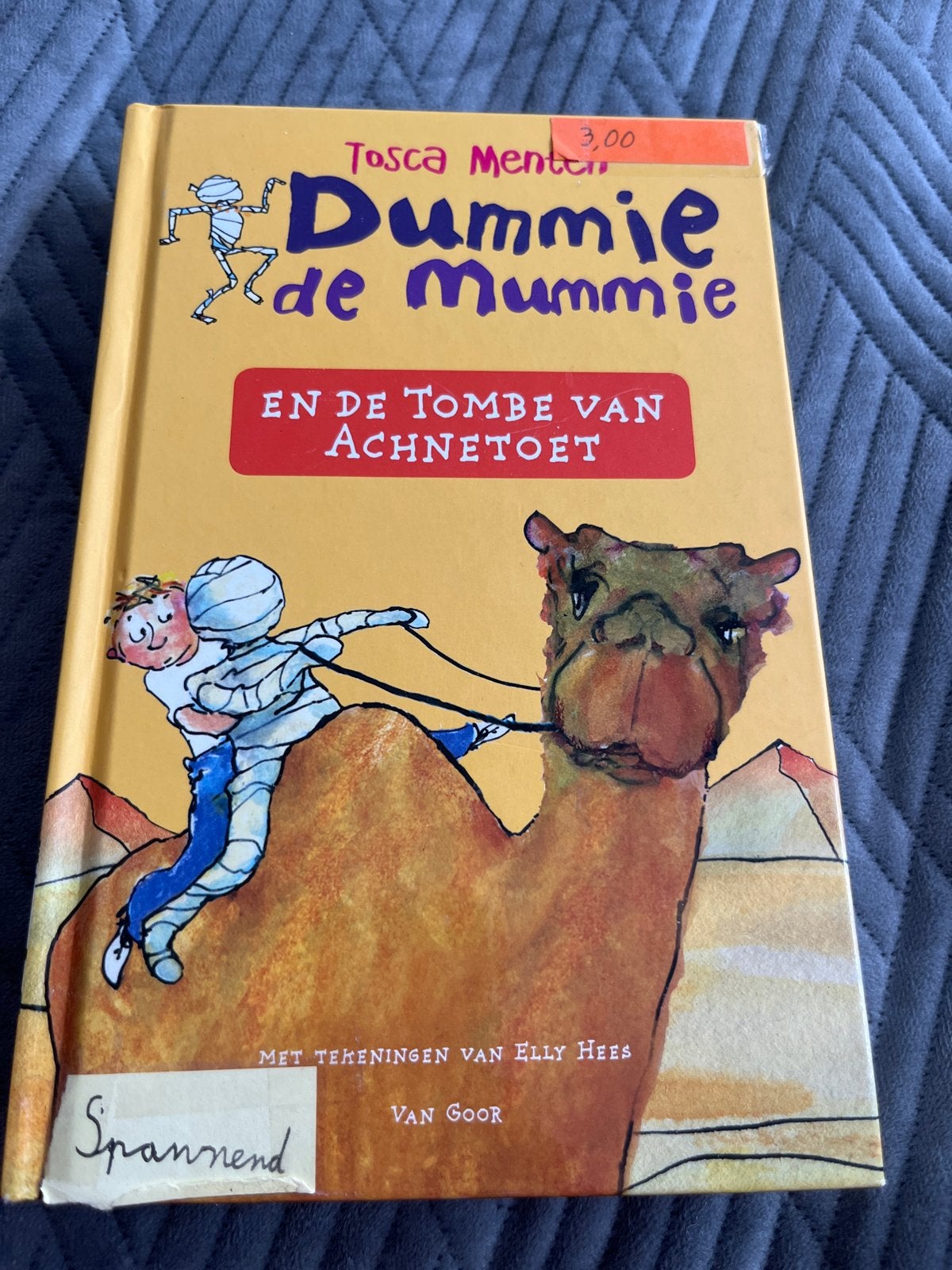 Dummie de Mummie en de Tombe van Achnetoe, Ophalen of Verzenden, Gelezen, Fictie algemeen