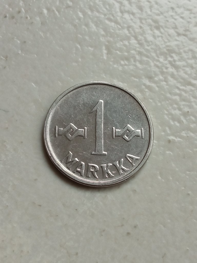 Finland 1 markka 1956., Ophalen of Verzenden, Overige landen, Losse munt