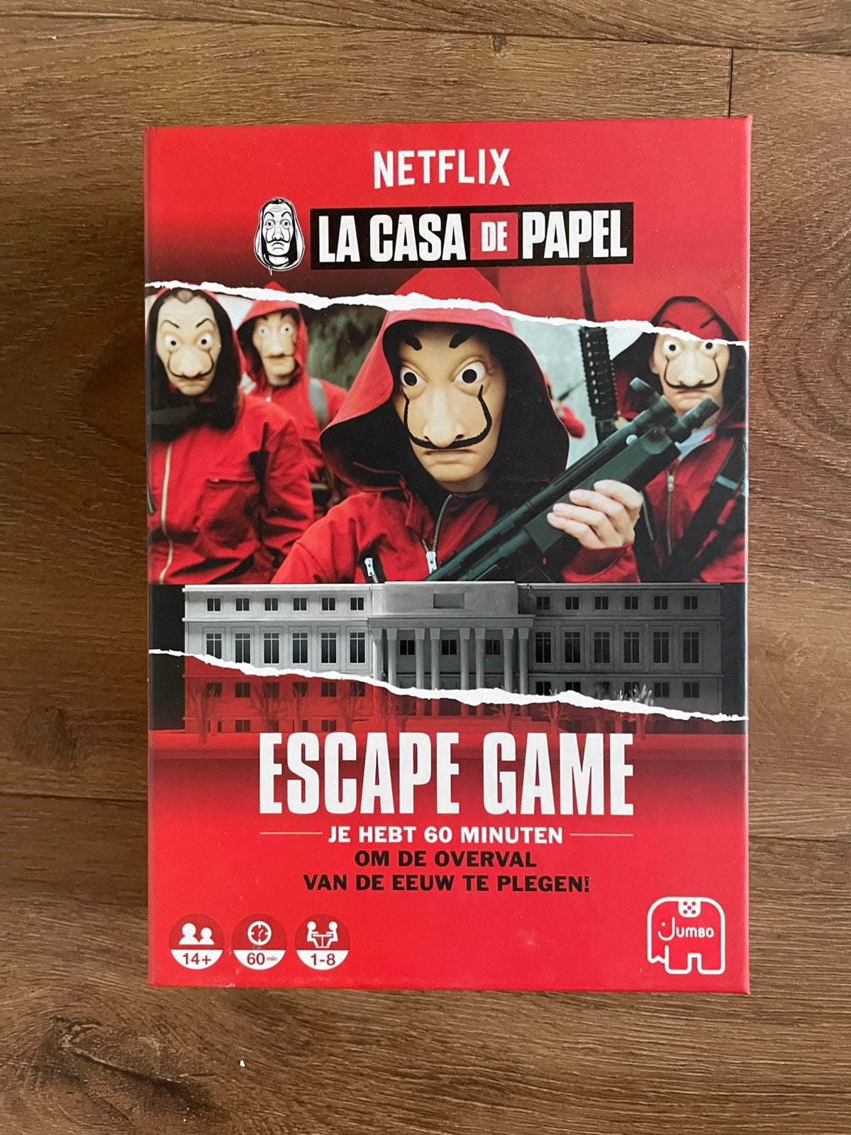 La Casa de Papel escape game, Ophalen, Nieuw