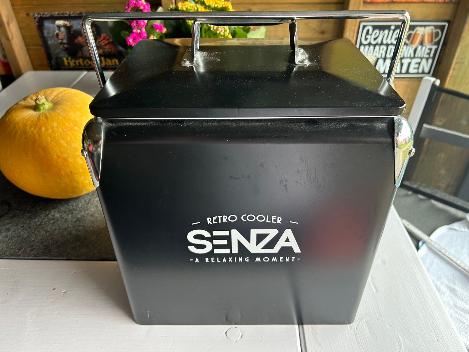 Retro koelbox, Caravans en Kamperen, Ophalen, Zo goed als nieuw, Koelbox, Koelelement