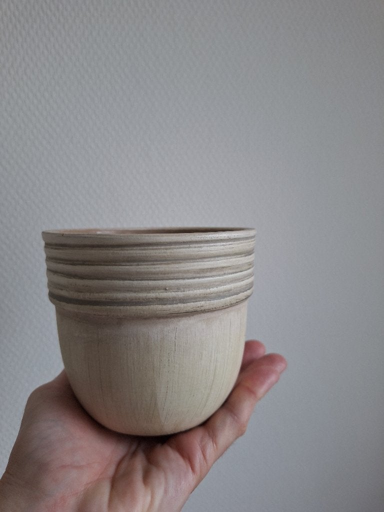Bloempotjes voor binnen., Ophalen, Rond, Binnen, Zo goed als nieuw