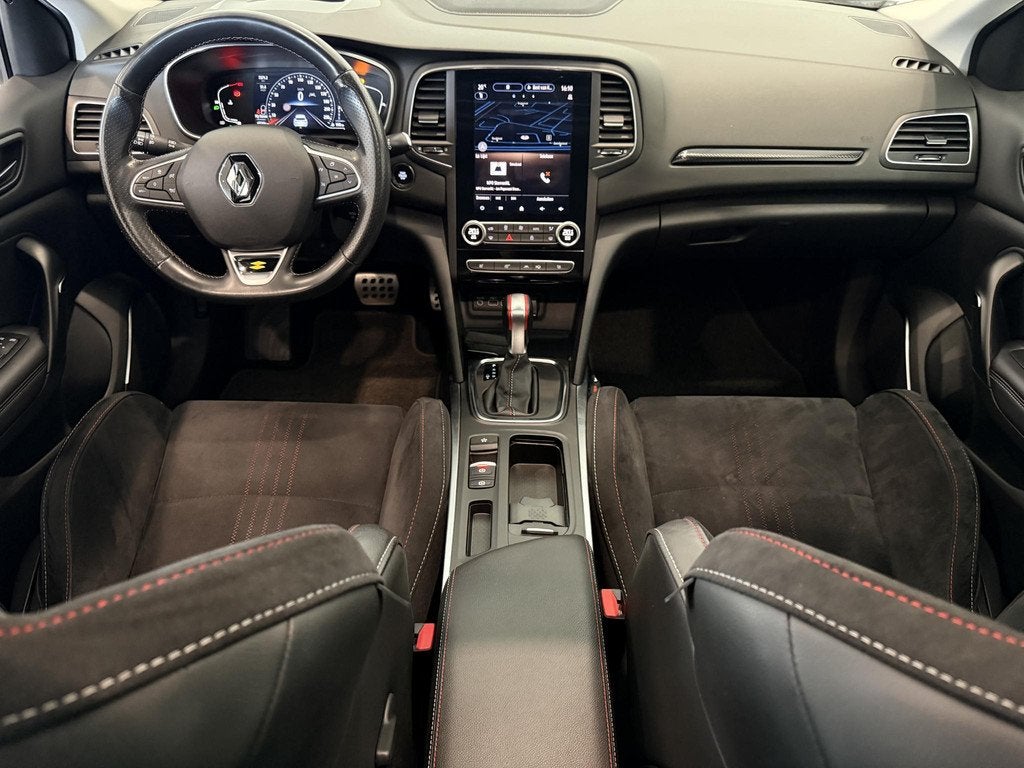 Renault Mégane Estate 1.3 TCe 160 EDC R.S. Line | Trekhaak, Auto's, Renault, Gebruikt, Wit, 19 km/l, Voorwielaandrijving