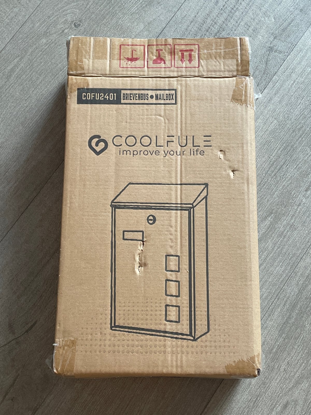 Nieuwe Coolfule Wandbrievenbus - COFU2401, Ophalen of Verzenden, Nieuw, Overige materialen, Wandbrievenbus
