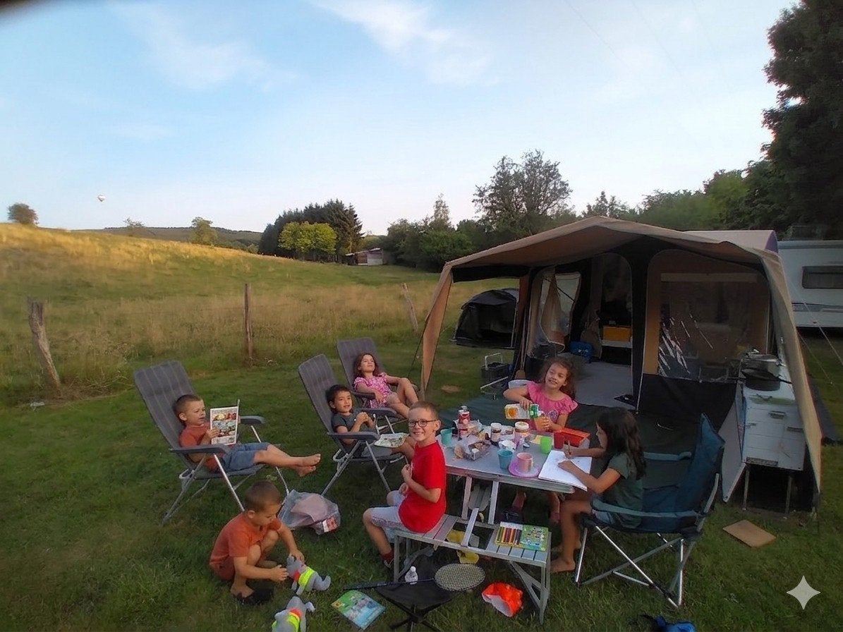 Vouwwagen Trigano  Odyss- vakantie tent caravan fietsdrager, Ophalen of Verzenden, Gebruikt, Tot en met 6
