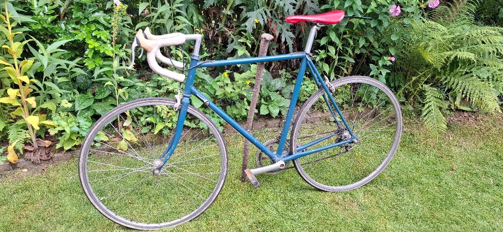 Vintage Racefiets, Gebruikt, Velgrem, Versnellingen, 50 tot 53 cm
