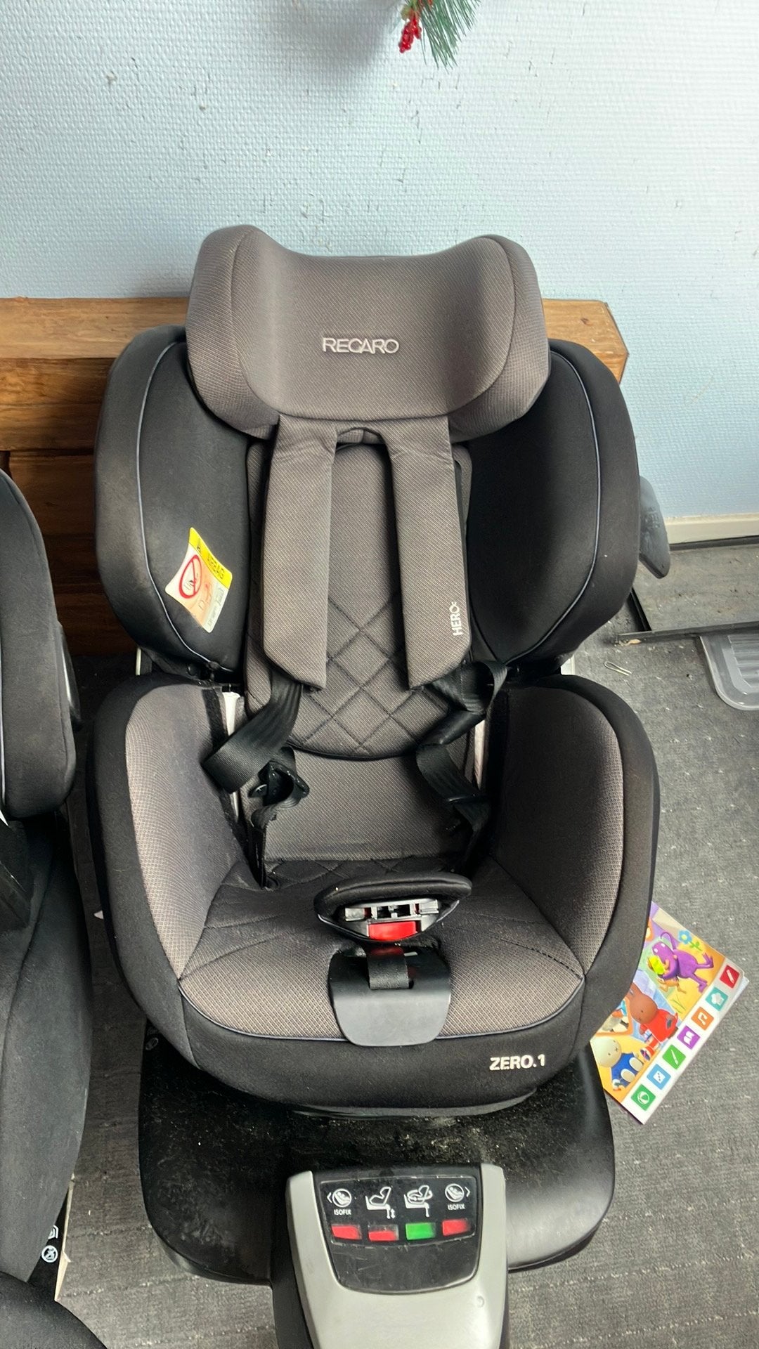 Recaro Zero.1 autostoel - Draaibaar en Isofix, Gebruikt, 0 t/m 18 kg, Verstelbare rugleuning, Isofix