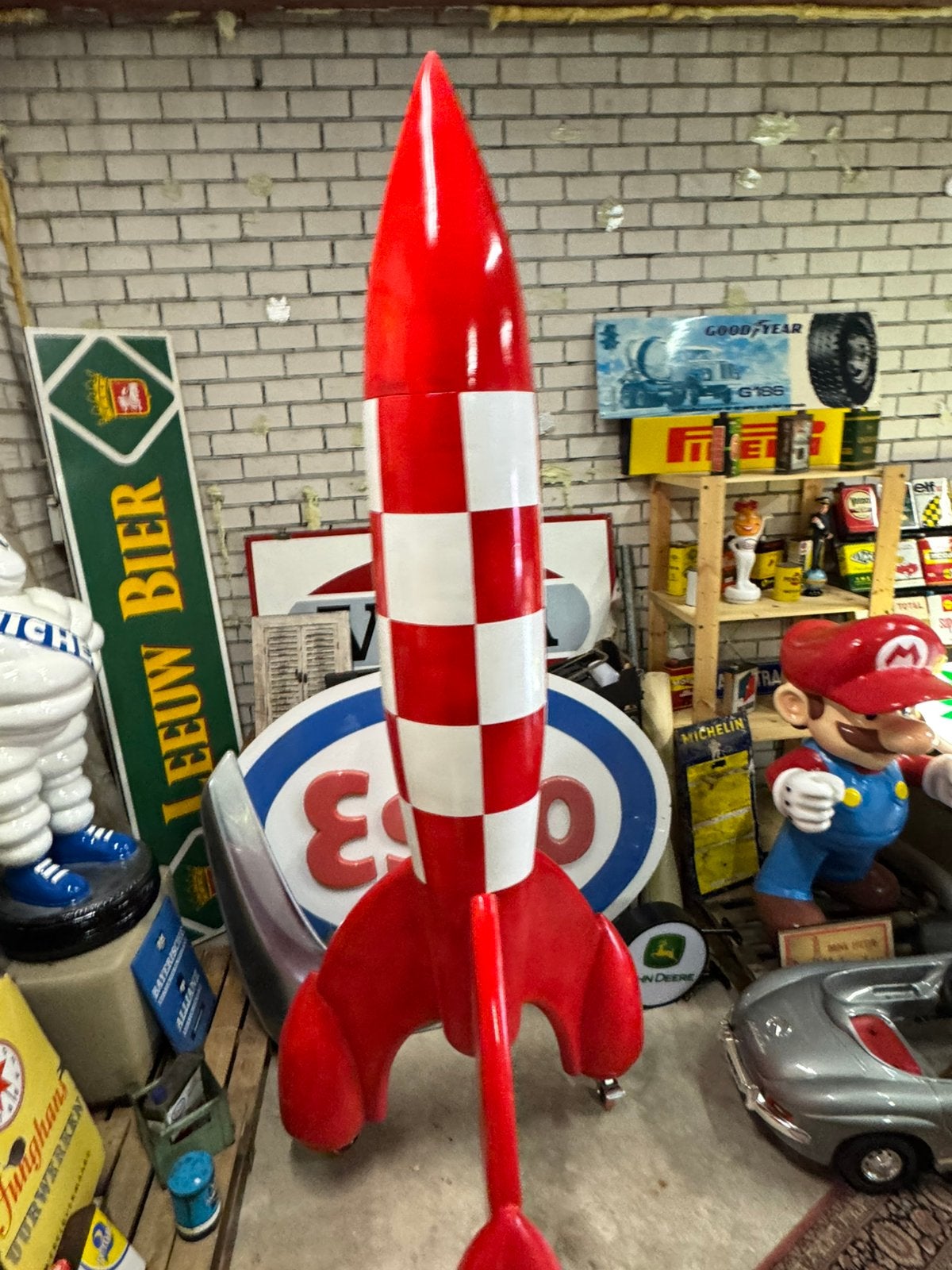 Grote Raket Decoratie - Kuifje Stijl, Ophalen, Gebruikt, Overige typen