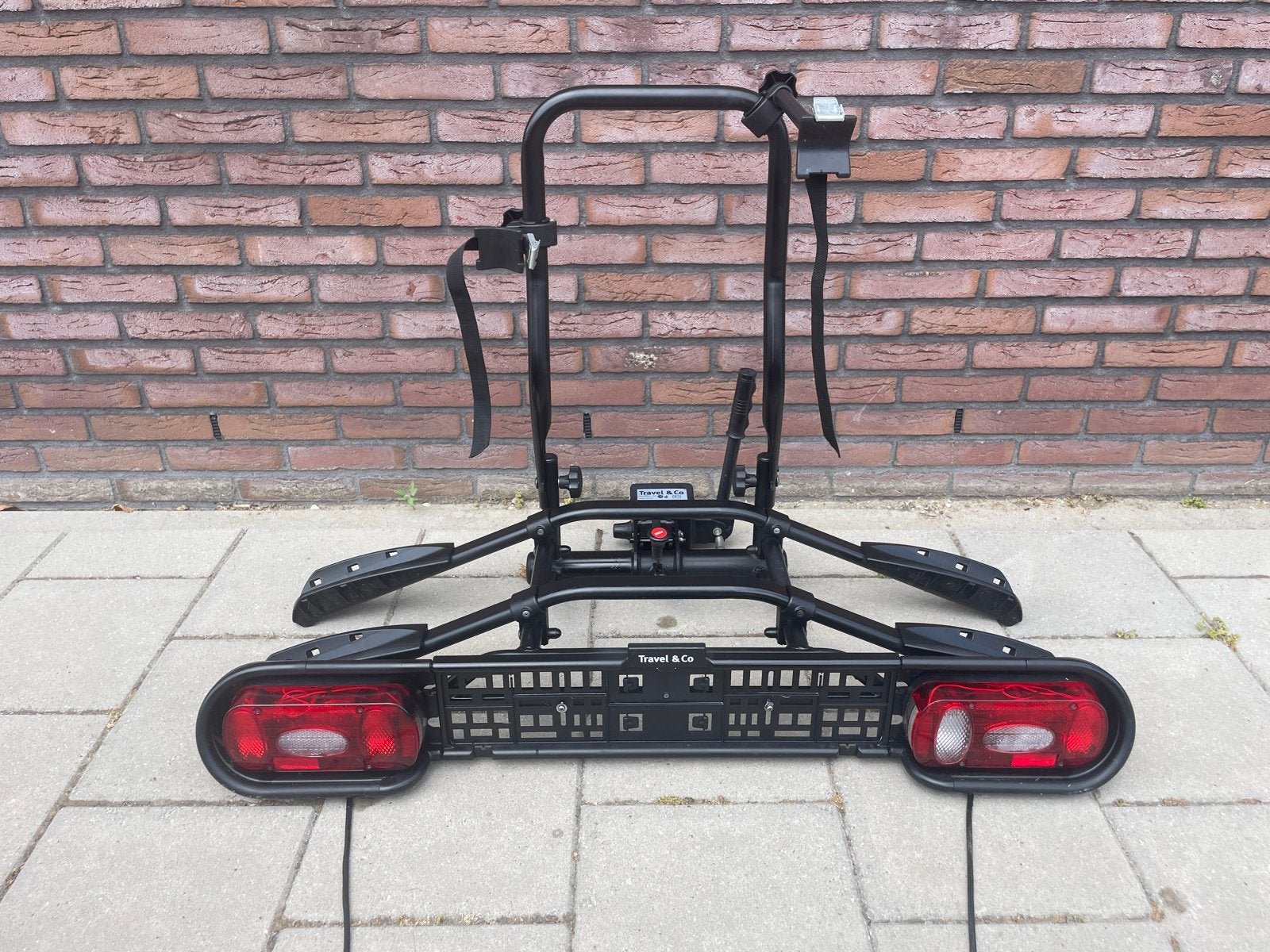 ANWB fietsendrager voor 2 fietsen op trekhaak | travel & go, Ophalen, 2 fietsen, Gebruikt, Trekhaakdrager
