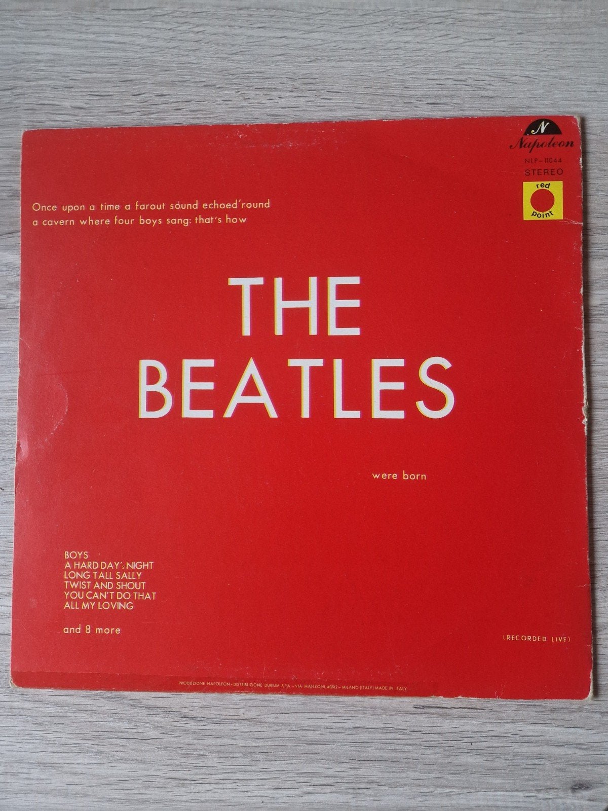 The Beatles - ...and The Beatles were born (bootleg), LP, Originele persing, Pop, Ophalen of Verzenden