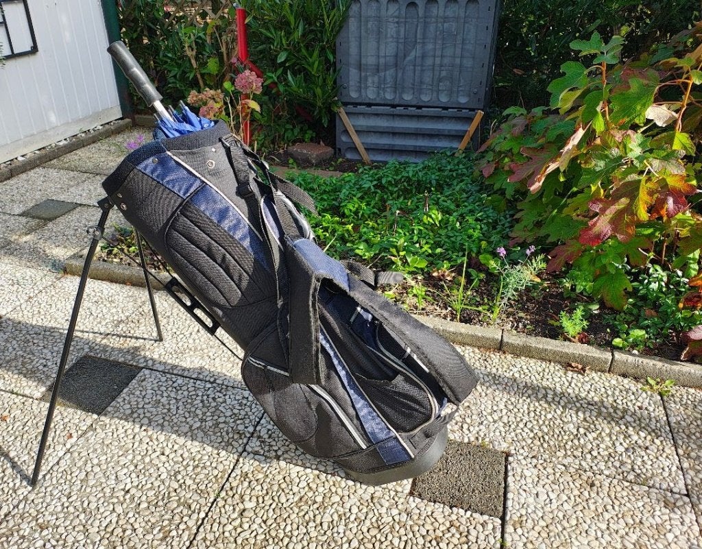Te Koop: Wilson Golftas 6-vaks met diverse accessoires., Ophalen, Zo goed als nieuw, Tas, Overige merken