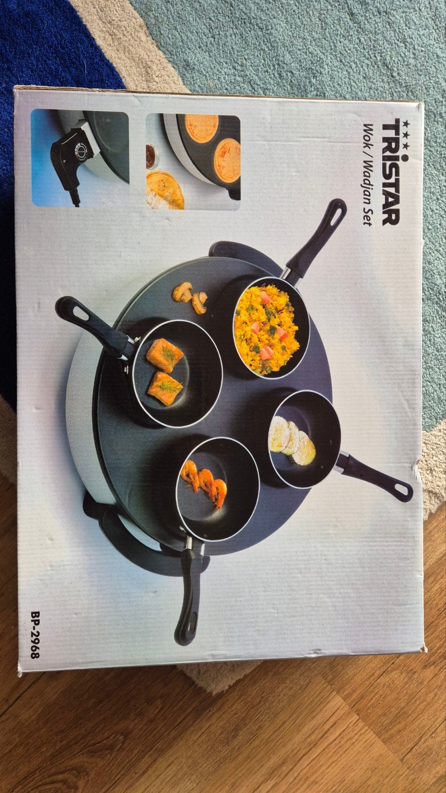 Tristar wok/wadjan set – nieuw, alleen doos open geweest, Witgoed en Apparatuur, Gourmetstellen, Ophalen, Nieuw, 4 t/m 7 personen