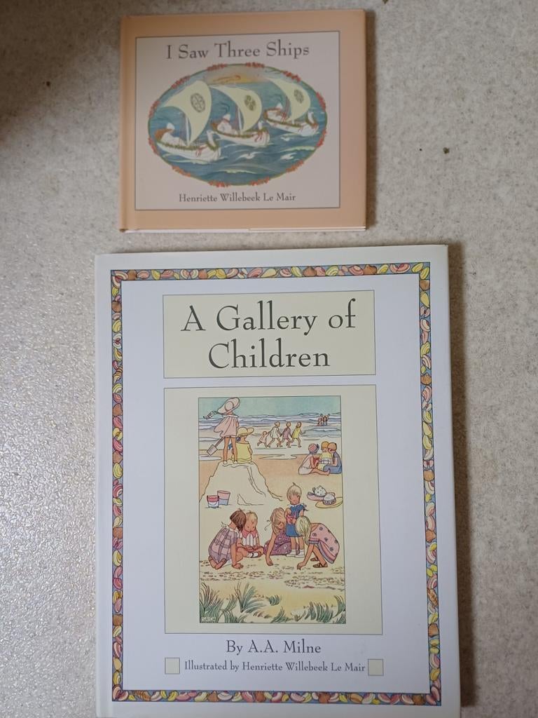 2 kinderboeken: I Saw Three Ships & A Gallery of Childre, Boeken, Ophalen