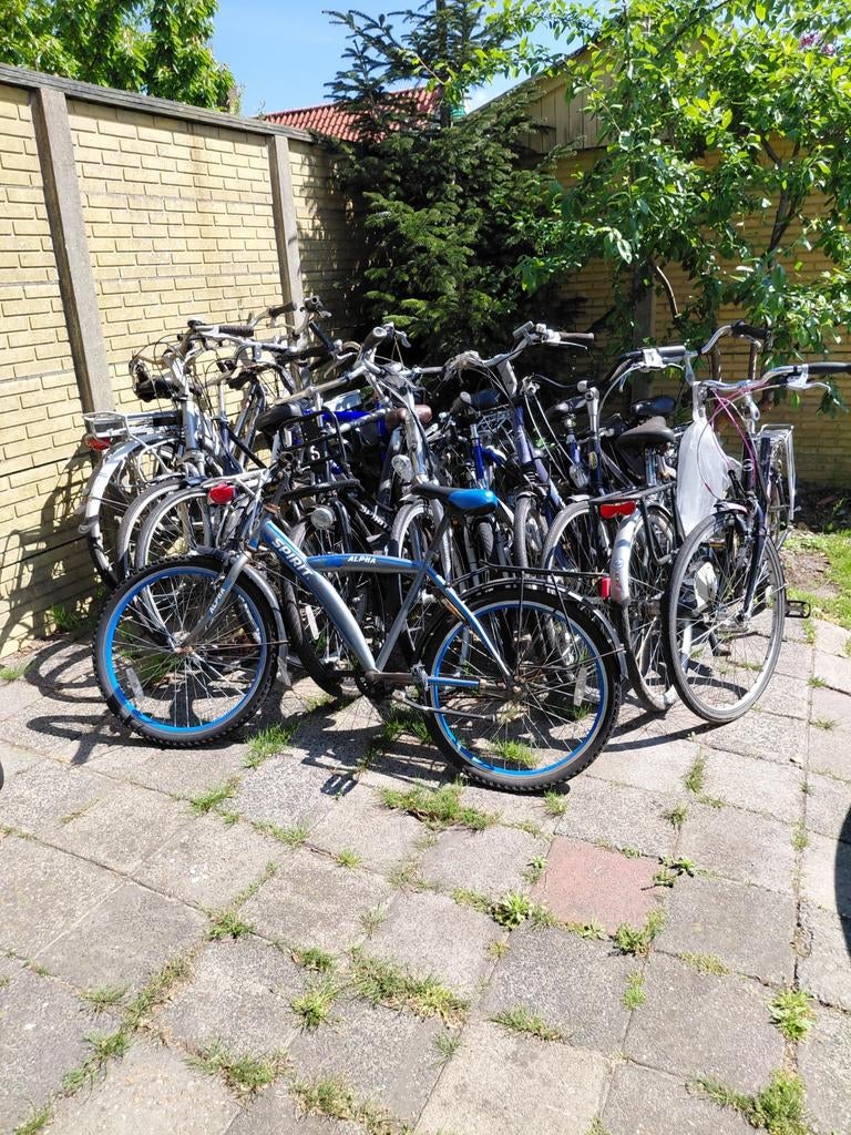 Partij gebruikte fietsen - diverse merken en modellen, Fietsen en Brommers, Ophalen of Verzenden, Gebruikt, Diverse, o.a. Spirit