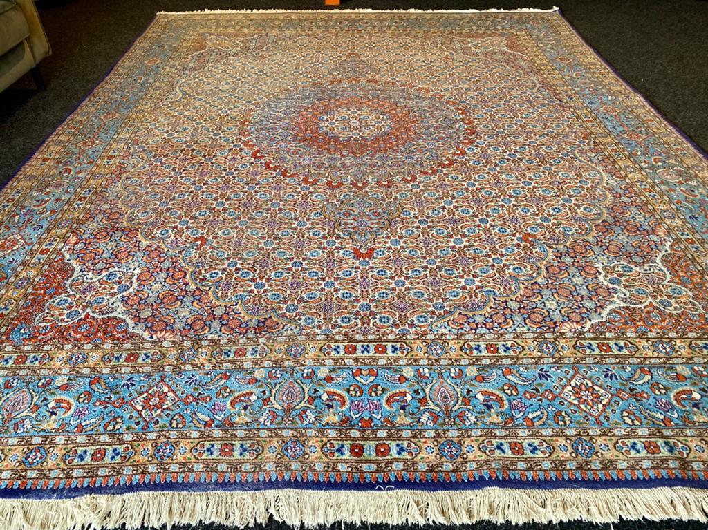 Mooi origineel handgeknoopt perzisch tapijt 256x322cm, ., 200 cm of meer, Ophalen of Verzenden, Zo goed als nieuw