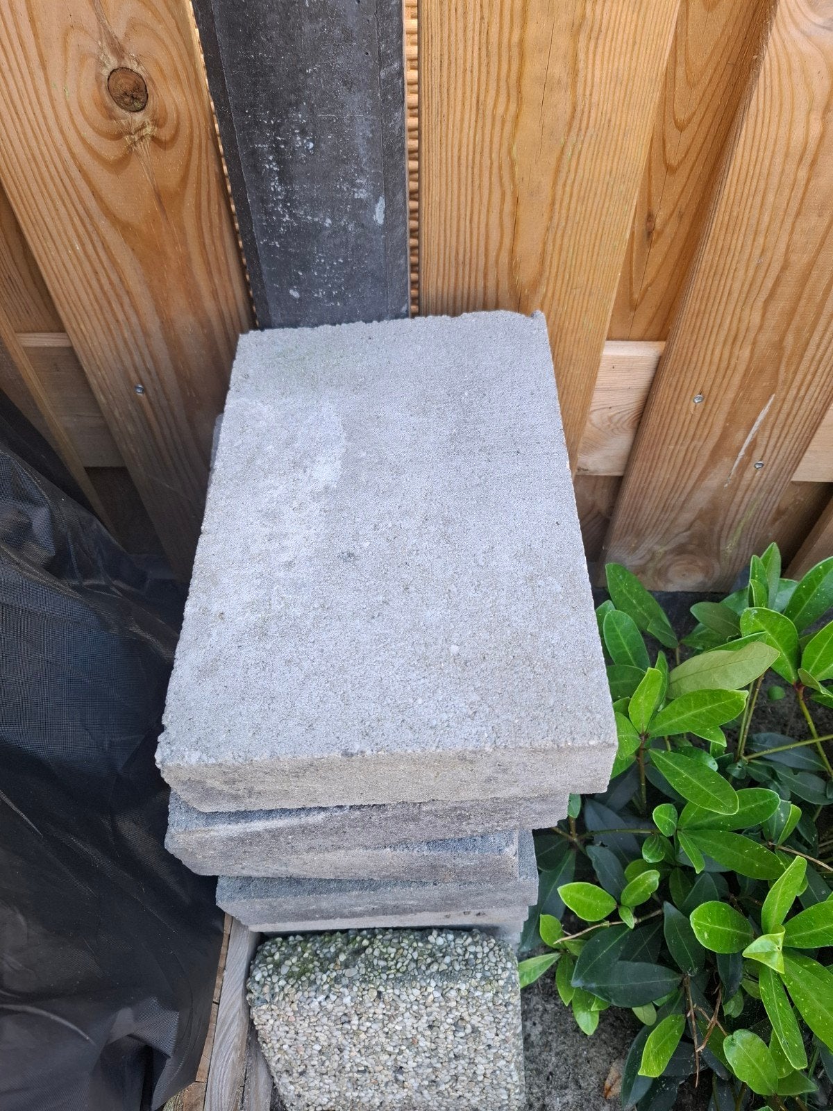 4 ongebruikte terrastegels 20x30x6 cm GRATIS, Tuin en Terras, Tegels en Klinkers, Ophalen, Nieuw, Minder dan 5 m², Beton
