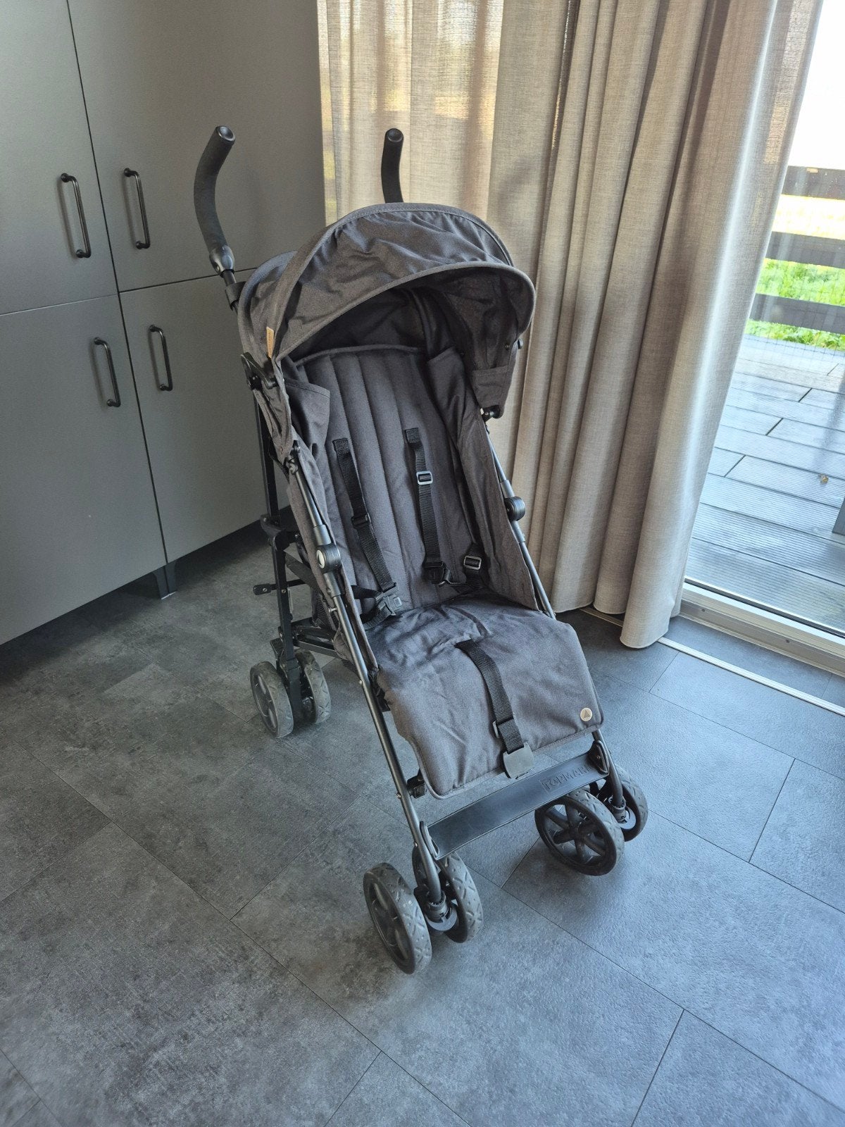 Topmark Buggy zo goed als nieuw, grijs, Kinderen en Baby's, Ophalen, Zo goed als nieuw, Overige merken, Verstelbare rugleuning