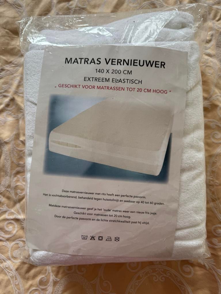 MOET WEG! Matras vernieuwer 140x200cm, Nieuw, Twijfelaar, Matras, 200 cm