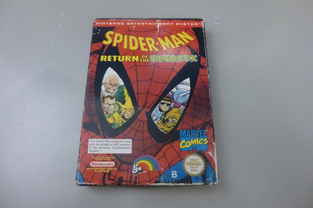 Spiderman Return of the Sinister Six CIB PAL B, 1 speler, Zo goed als nieuw, Vanaf 3 jaar, Ophalen