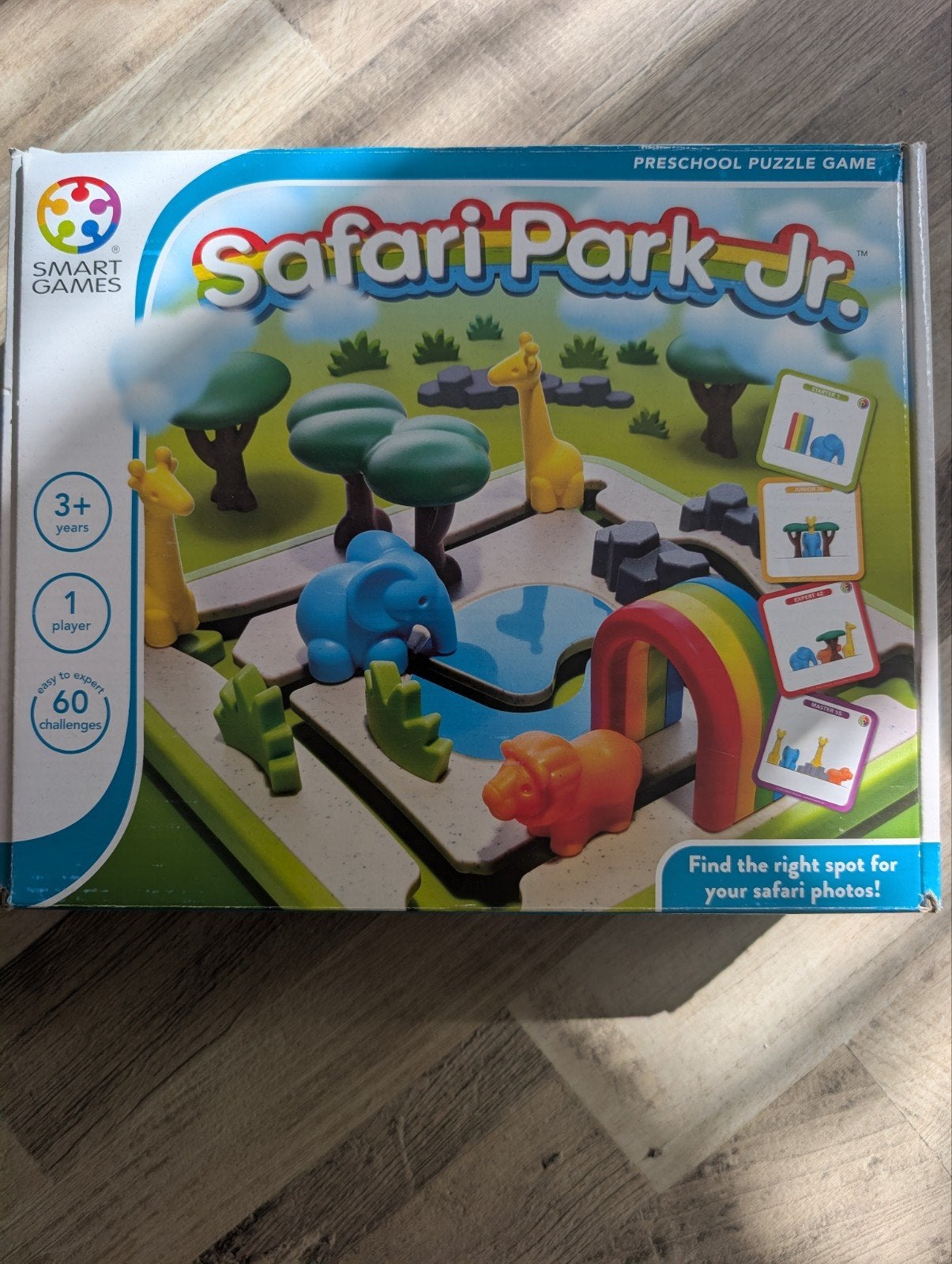 SmartGames Safari Park Jr. Puzzelspel voor kinderen, Hobby en Vrije tijd, Gezelschapsspellen | Bordspellen, Een of twee spelers