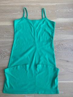 Pastel groene jurk met zakken van E-vie maat XS, S, Ophalen of Verzenden, Zo goed als nieuw, Boven de knie, Groen