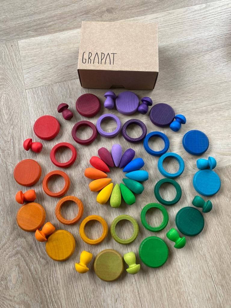 Grapat ringen, munten, paddenstoelen en ijspegels, Verzenden, Zo goed als nieuw, Overige typen
