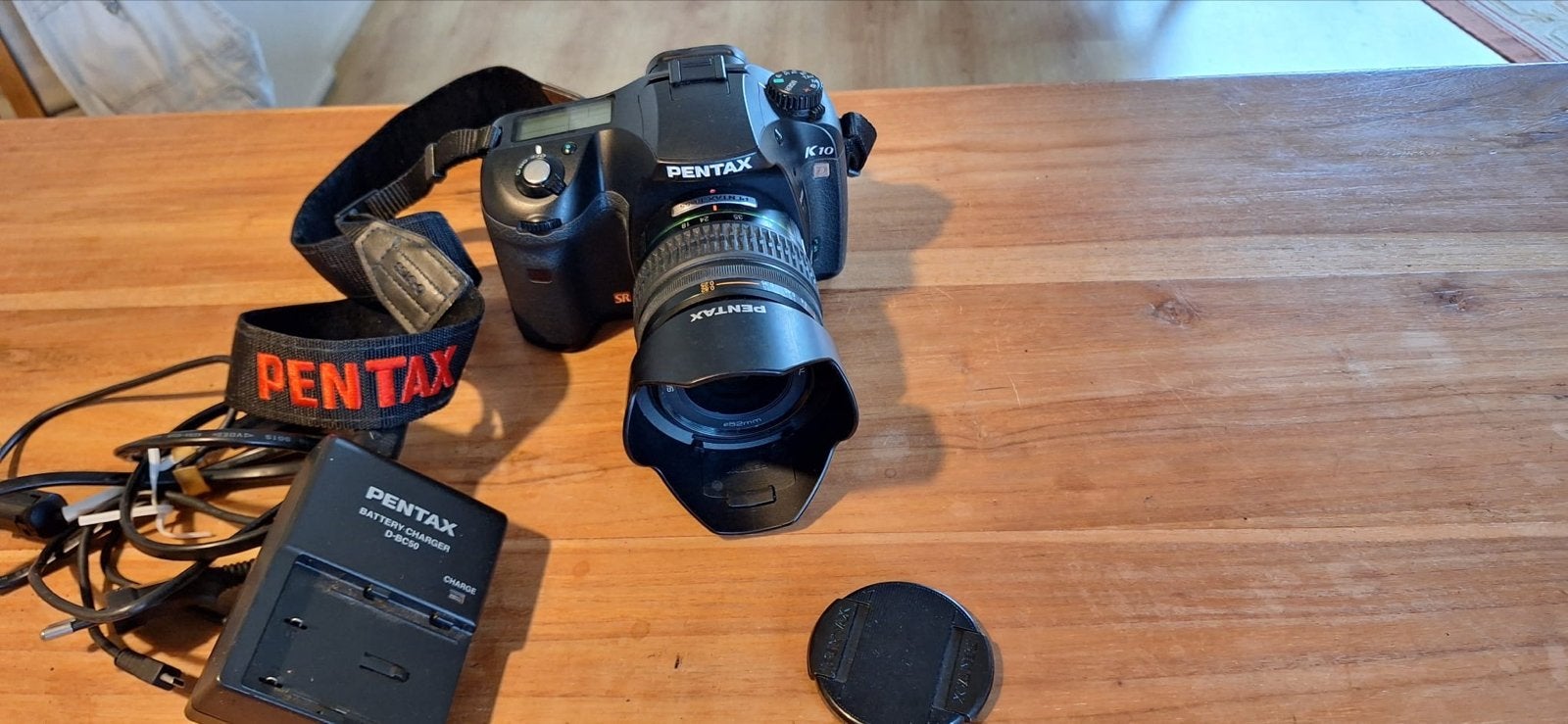 Pentax K10D Spiegelreflexcamera met lens en accessoires, Audio, Tv en Foto, Gebruikt, Spiegelreflex, Ophalen of Verzenden, 4 t/m 7 keer