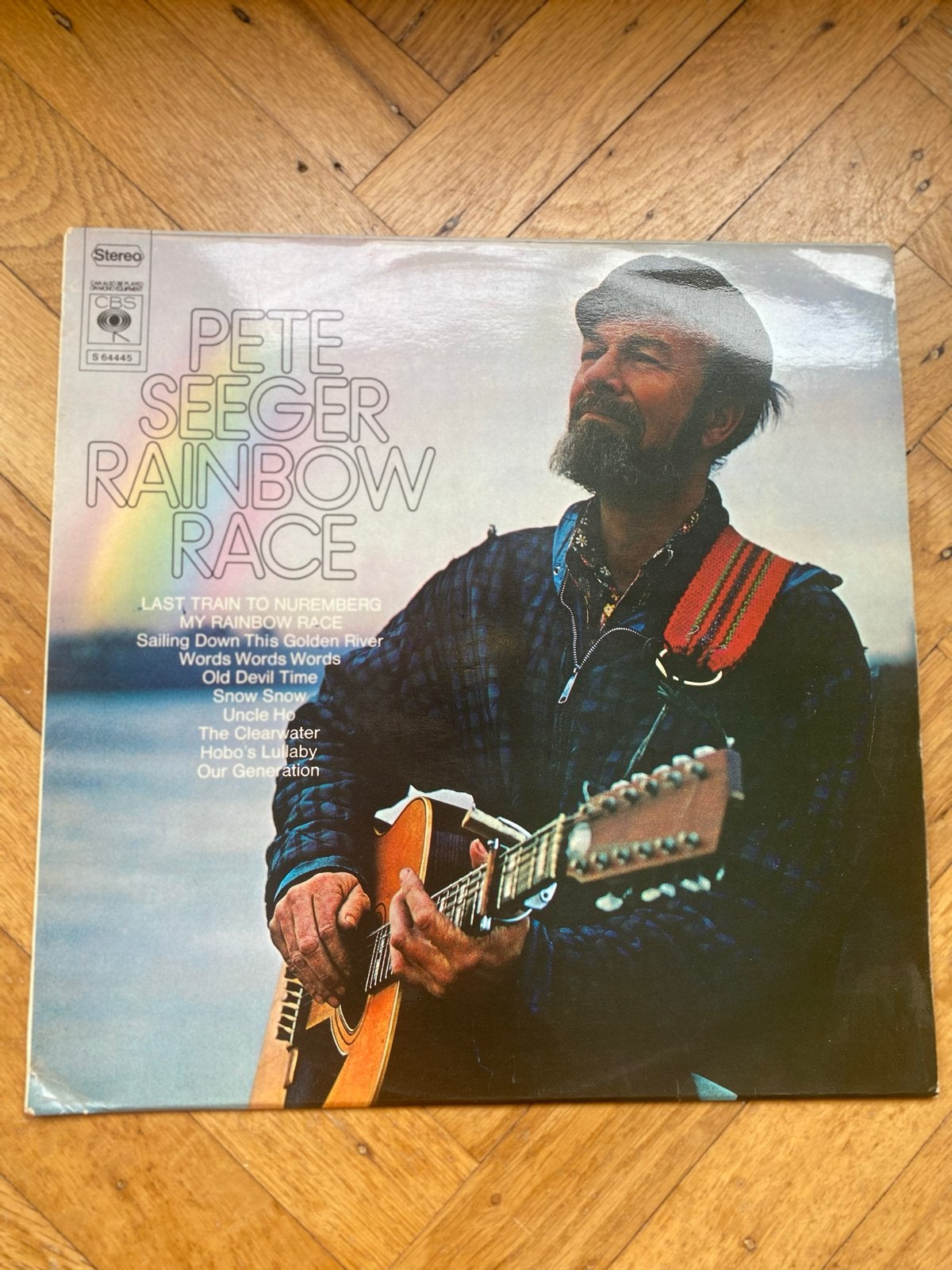 Pete Seeger - Rainbow Race LP (1973) Folk, LP, Gebruikt, Ophalen of Verzenden, Folk