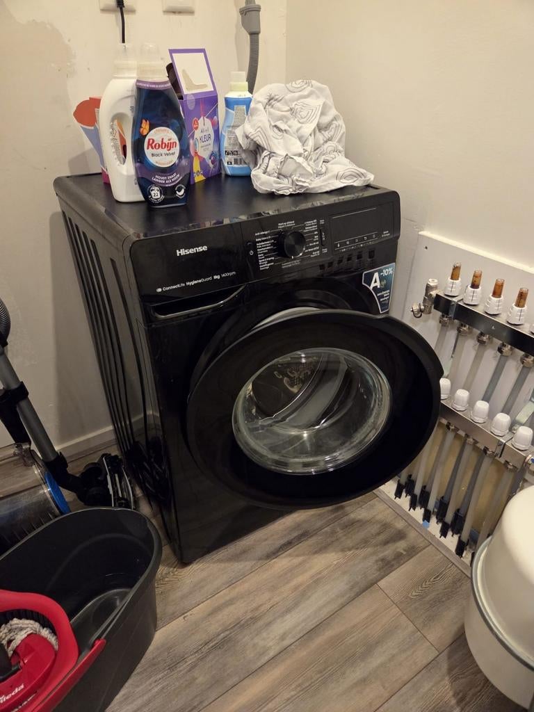 Hisense Wasmachine 8kg nieuw, Ophalen, 1200 tot 1600 toeren, 8 tot 10 kg, Zo goed als nieuw
