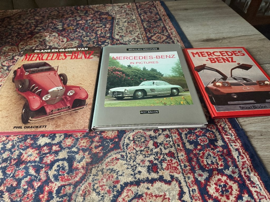 Mercedes-Benz 3 Boeken. Glans en Glorie van Mercedes-Benz, Boeken, Auto's | Boeken, Diverse auteurs, Zo goed als nieuw, Mercedes