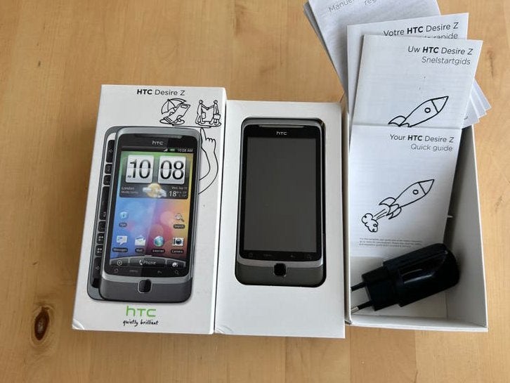 HTC Desire Z (A7272) – Compleet in Originele Doos & Werkend!, Telecommunicatie, Mobiele telefoons | HTC, Ophalen of Verzenden