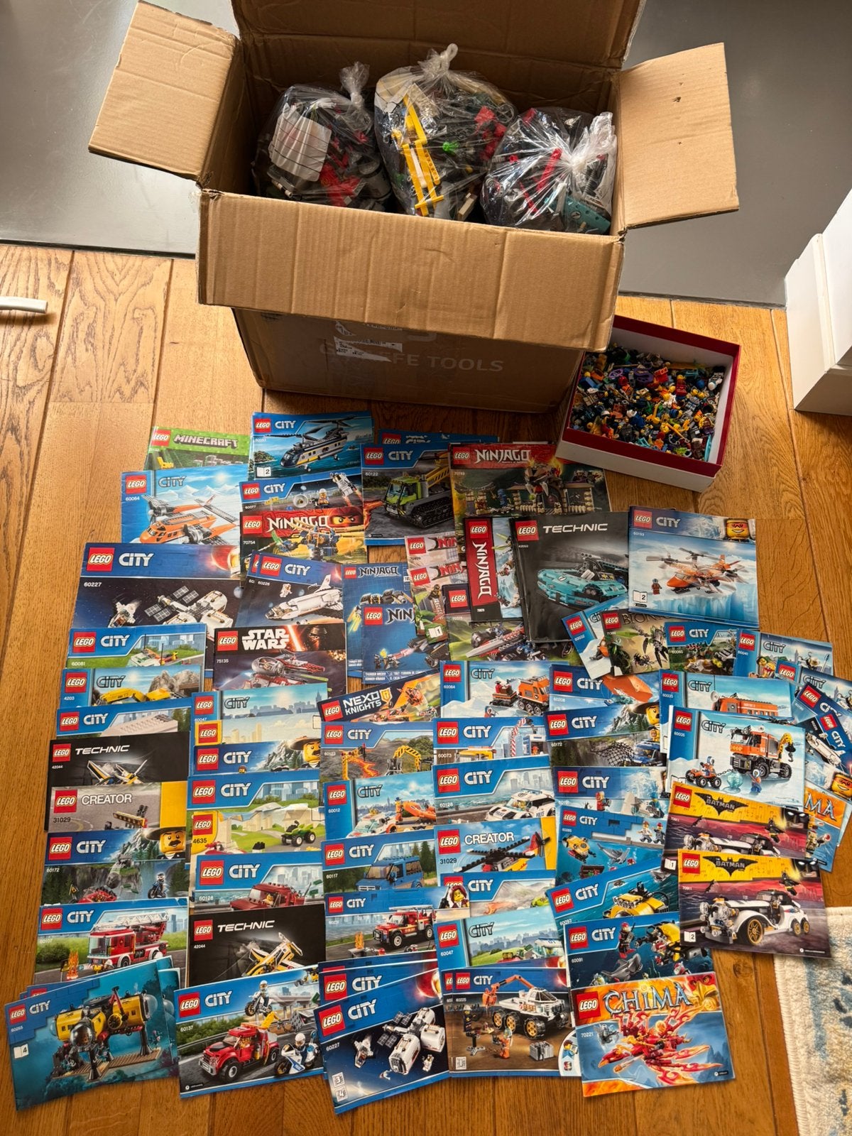 Grote partij LEGO sets en handleidingen, Ophalen of Verzenden, Zo goed als nieuw, Lego