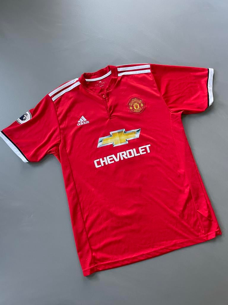 Voetbalshirt Manchester United van speler Lukaku, Ophalen, Zo goed als nieuw, Maat 52/54 (L), Rood