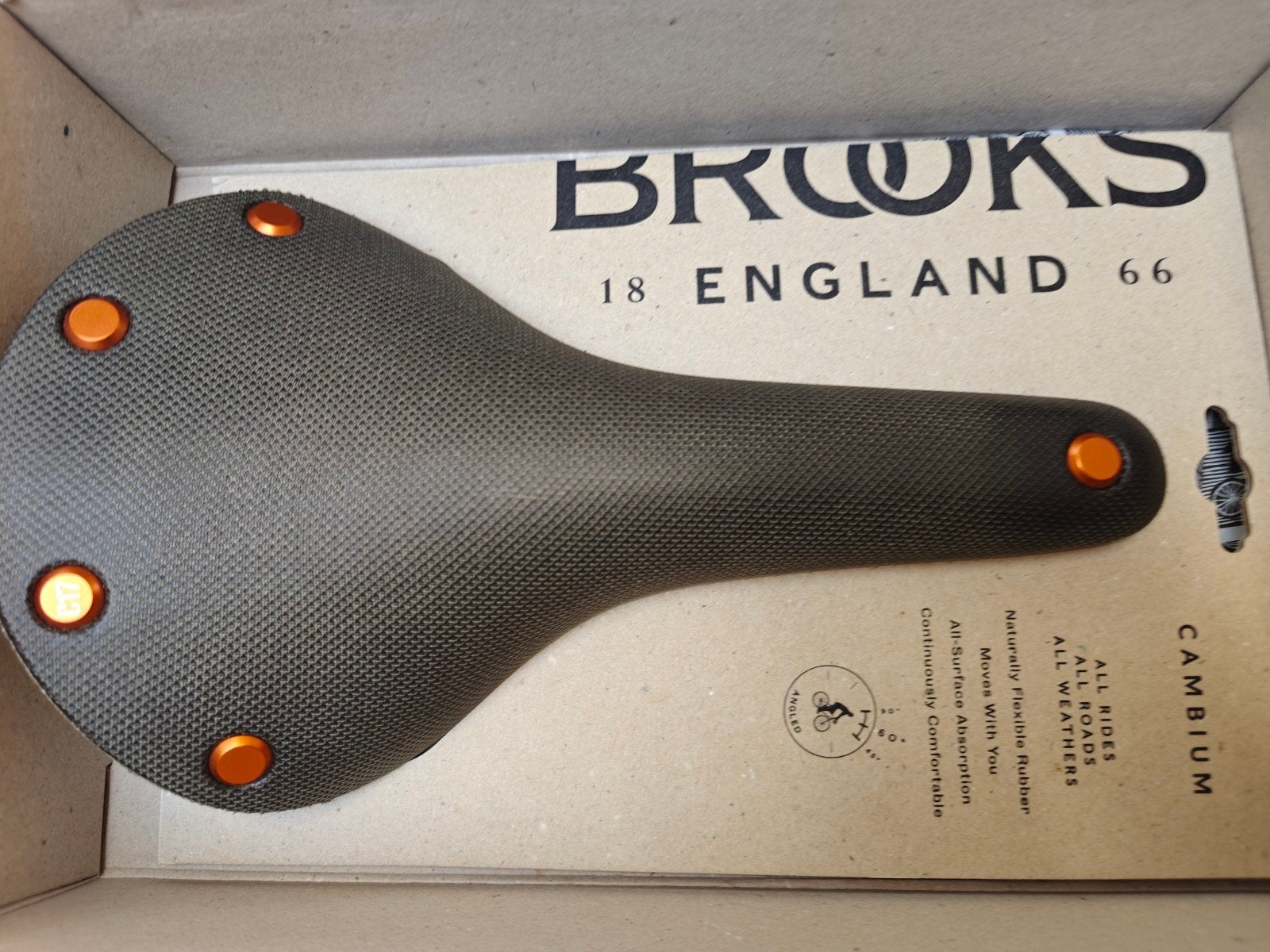 nieuwe Brooks cambium c17 zadel, Ophalen of Verzenden, Zadel