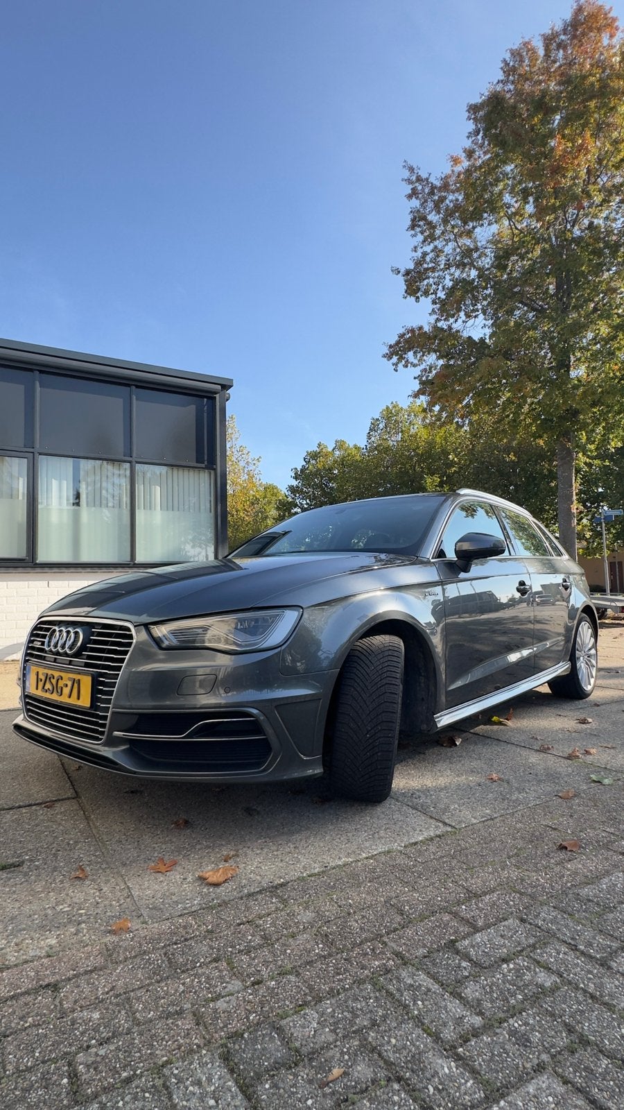 Audi A3 1.4 Tfsi 204pk E-tron Phev S Tronic 2015 Grijs, Zwart, 4 cilinders, Leder en Stof, 1395 cc