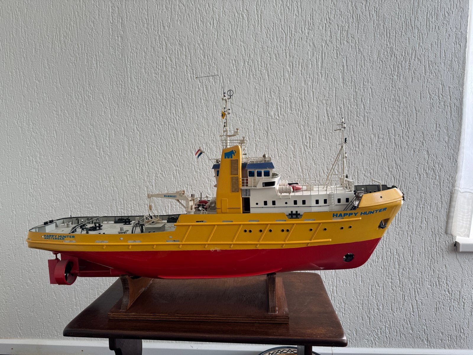 Robbe Happy Hunter sleepboot - Vintage jaren '80 RC model, Gebruikt, Ophalen, Overige merken, Groter dan 1:32