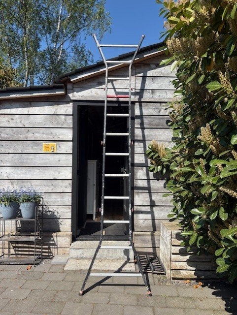 Altrex 503547 Varitrex PRO+ 4x3 Vouwladder met platform, Ophalen, Zo goed als nieuw, Ladder, Opvouwbaar of Inschuifbaar
