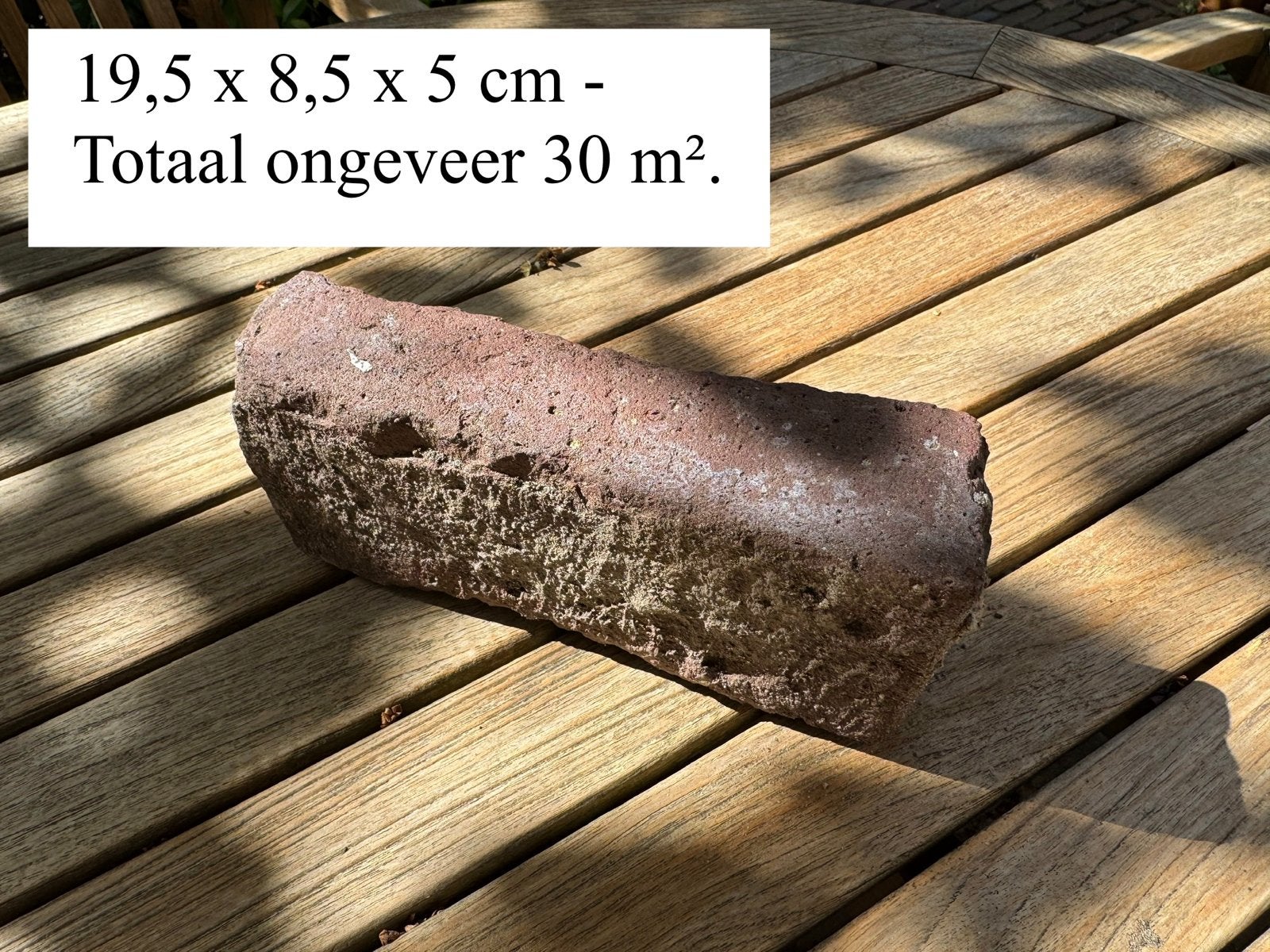 Waalklinkers Waalstenen bod gevraagd., Ophalen, Zo goed als nieuw, Beton, Terrastegels