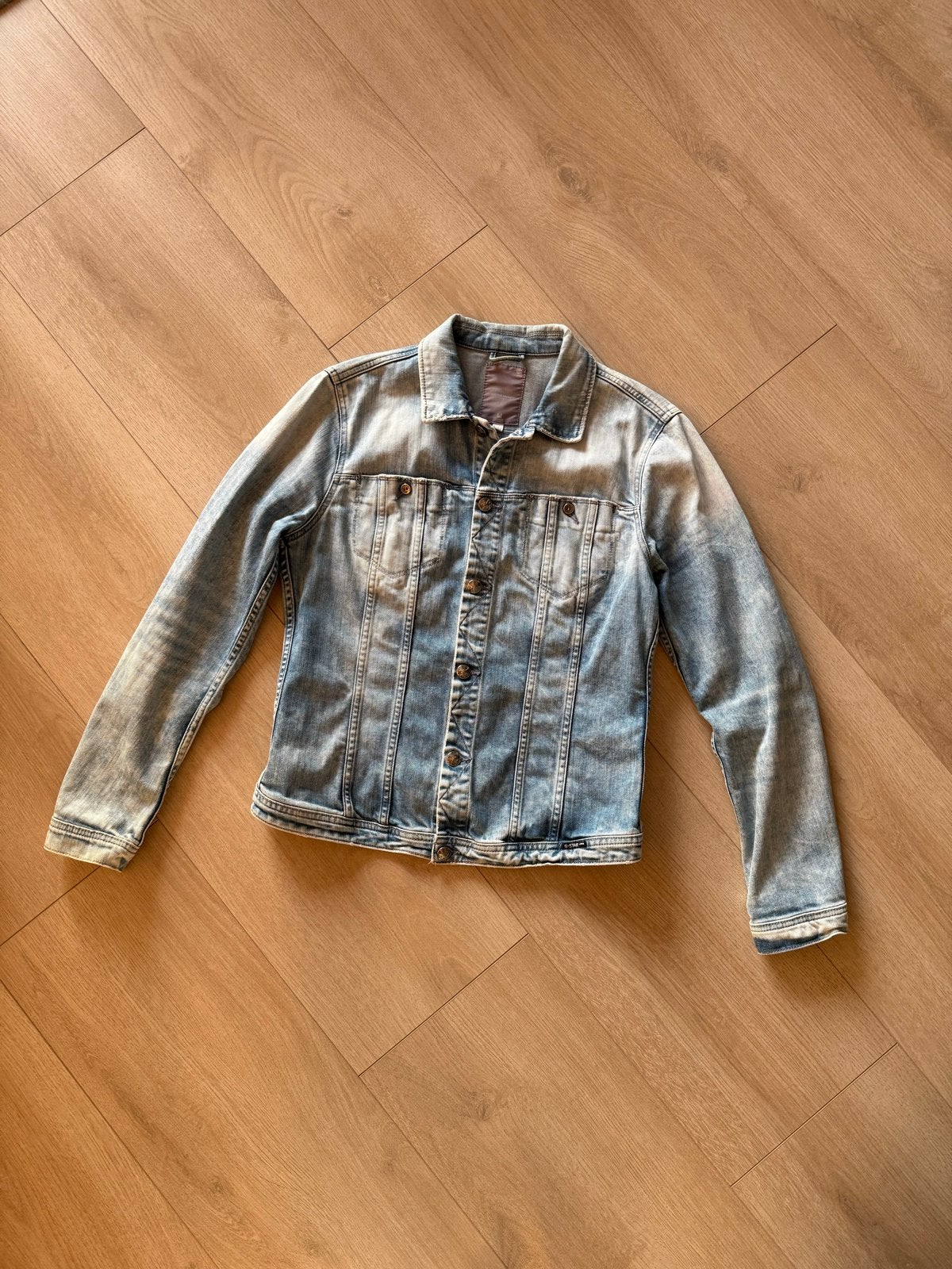 G-Star RAW spijkerjasje dames maat L, Ophalen of Verzenden, Gedragen, Maat 42/44 (L), Blauw