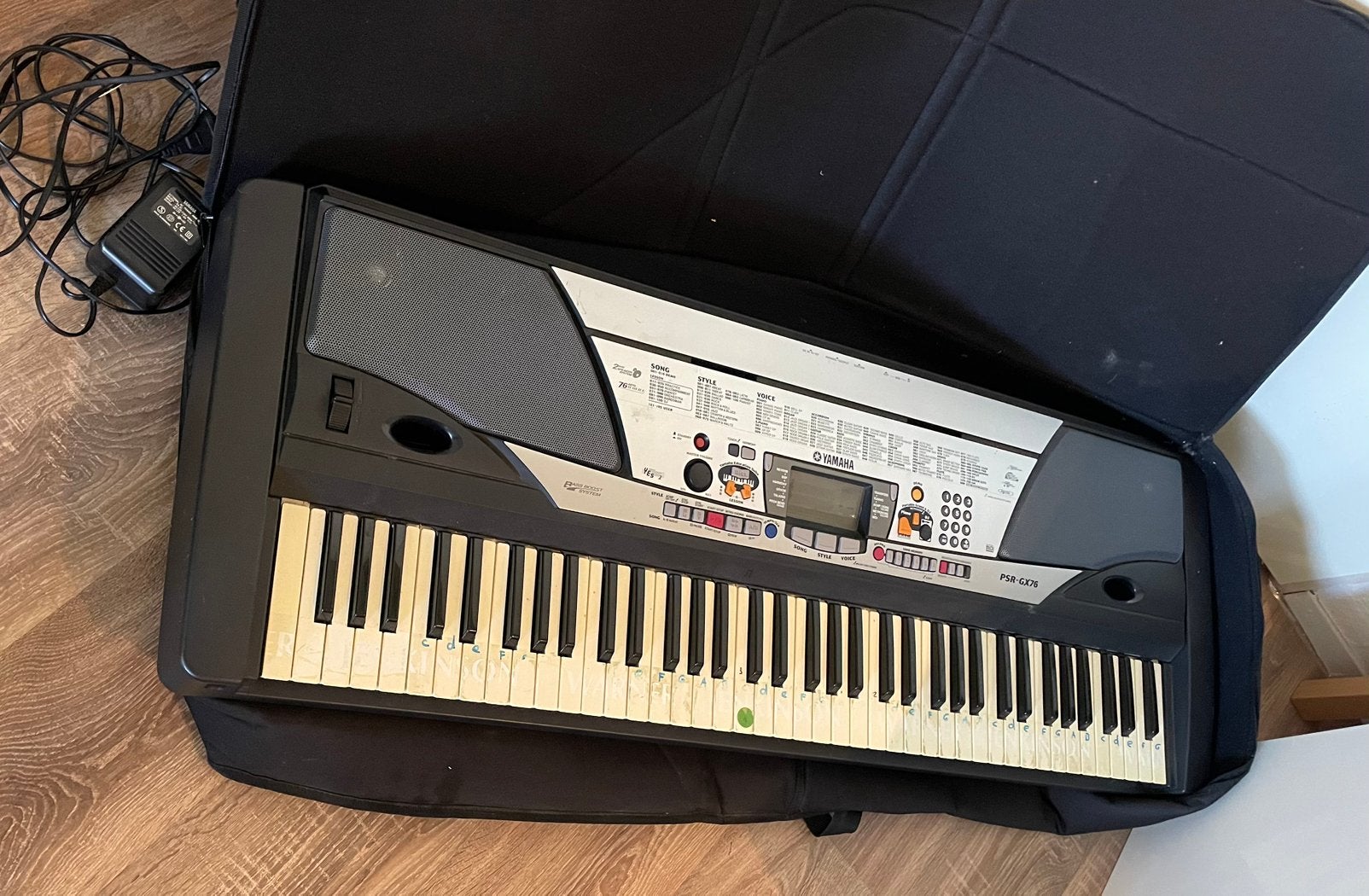Yamaha PSR-GX76 Keyboard - 76 toetsen, MIDI, Gebruikt, Ophalen, Gebruikt, 76 toetsen, Midi-aansluiting