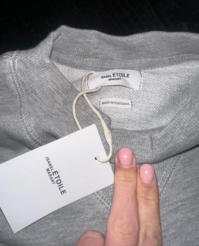 Isabel Marant Étoile Marant Sweater Maat 36 (S) Nieuw, Ophalen of Verzenden, Nieuw, Maat 36 (S), Grijs