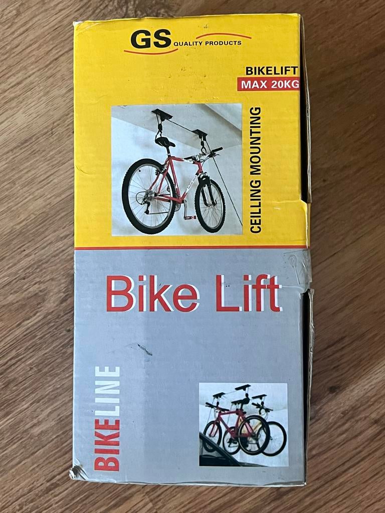 GS Quality Products Bike Lift - Plafondmontage Fietslift, Fietsen en Brommers, Fietsaccessoires | Fietsgereedschap, Ophalen of Verzenden