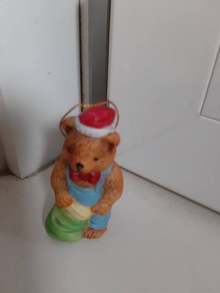 Stenen Kerstbeer voor in de Kerstboom. (nieuw), Diversen, Verzenden, Nieuw