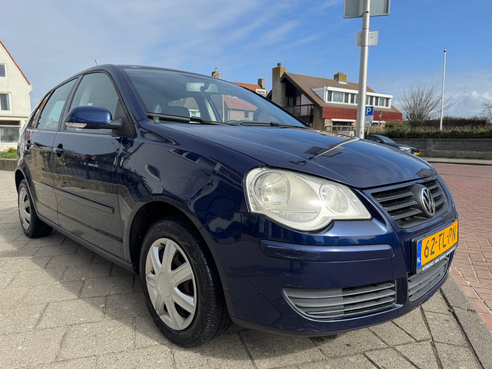 Volkswagen Polo 1.4 16V 59KW 2006 Blauw, Voorwielaandrijving, 4 cilinders, Blauw, Bedrijf